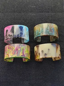 Hot Sell 2025 <b>Bangle</b> RESIN Cuff <b>Bangle</b> <b>Bracelet</b> for Women and Girls - Product Image 4