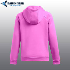 เสื้อฮู้ดผู้หญิงแบบสวมหัว ผ้าฝ้ายฟลีซ 100% ระบายอากาศได้ดี สีพื้น ปักลาย 3 มิติ  ใส่สบายในฤดูหนาว รับผลิตแบบ OEM - Product Image 3