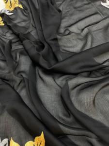 Indiase Boetiekontwerper Satijn <span class=keywords><strong>Chiffon</strong></span> Zijde <span class=keywords><strong>Saree</strong></span> Exclusieve Chique Nieuwste Georgette Premium Kwaliteit <span class=keywords><strong>Saree</strong></span> Sari Premium Kwaliteit - Product Image 6