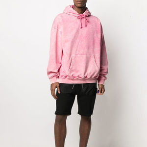 Sweat-shirt à capuche vintage surdimensionné personnalisé pour homme, lavage à l'acide, coton thermique lourd, imprimé, vêtements d'hiver - Product Image 3