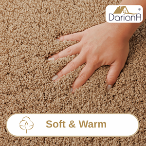 DarianA Premium Modern Anti-Slip Eco-Friendly Washable Bath Mat Soft Polyester Light Gray Rubber Backing Thick Customized Logo - Product Image 6