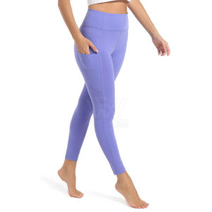 Private Label Breathable Elastic Waist <b>Yoga</b> Leggings Outdoor Use Comfortable <b>Women</b> <b>Yoga</b> <b>Pants</b> - Product Image 2