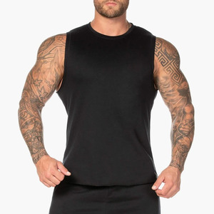 เสื้อกล้ามผู้ชายผ้าฝ้าย100% พิมพ์ลายระบายอากาศได้ดี - Product Image 4