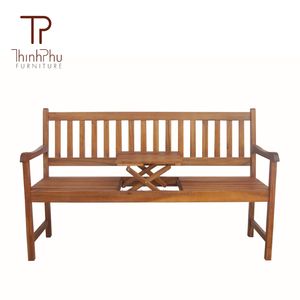 Banc en bois massif moderne pour une utilisation en extérieur dans les parcs, les centres commerciaux, les hôtels, les villas - Meubles Thinh Phu - Meilleur prix - Product Image 4