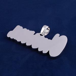 Colgante con Nombre Personalizado, Joyería Hip Hop con Incrustaciones de Diamantes CZ, Letra con Diamantes, Collar Personalizado de Diseñador para Hombres y Mujeres - Product Image 3