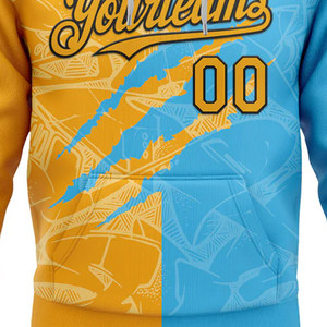Sweat-shirt à capuche en polaire épaisse Sarama Sports pour femmes, imprimé animal Y2K, hiver, 100% polaire polyester - Product Image 3