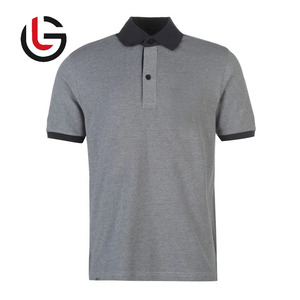 Personalizado de talla grande Casual Golf para Polo Camiseta 100% algodón orgánico Spandex transpirable de punto nuevo hecho Ringer liso impreso - Product Image 1