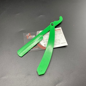 Cuchilla reemplazable de acero inoxidable con revestimiento de Color personalizado, maquinilla de afeitar turca, afeitadora turca, profesional, de barbero turco - Product Image 5