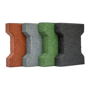 Supersafe Malaisie Meilleure vente Couleur personnalisée 15-50mm d'épaisseur Absorbant les chocs T-Bone Dogbone Revêtement de sol en caoutchouc - Product Image 1