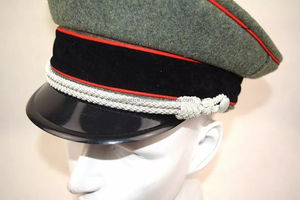 Gorra blanca de uniforme de alta calidad con insignia de lingotes, gorras de pico al por mayor, precio barato personalizado a la venta - Product Image 4