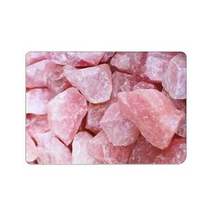 Pierres précieuses en cristal naturel en vrac en gros bon prix Quartz rose gravier brut Quartz rose brut - Product Image 3