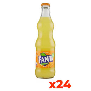 24 <b>Bottles</b> of Premium Quality 330ml for Fanta <b>Glass</b> <b>Bottles</b> Soft <b>Drink</b> Carbonated <b>Drinks</b> in Case - Product Image 1