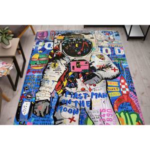Alfombra Banksy Astronaut: Arte de Graffiti, Alfombra Antideslizante, con Pelo Suave - Product Image 3