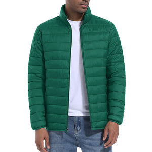 Nueva llegada de las chaquetas de los hombres de encargo del producto de invierno al por mayor de talla grande transpirable chaqueta acolchada para los hombres - Product Image 1
