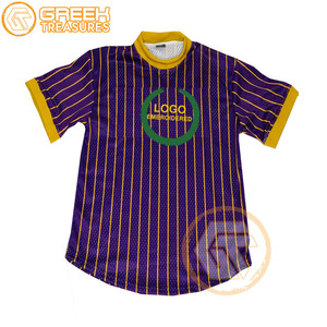 Camiseta Personalizada Sublimada, Transpirable, Ecológica, con Cuello en V, para Mujer, Verano, Hermandad, Fraternidad, Alta Calidad, Estilo Griego PSI, Sólida, Media Manga - Product Image 2