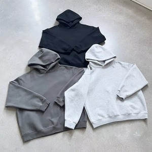 Sudadera con capucha holgada personalizada de algodón de 330 GSM, sudadera con gráfico de sublimación térmica de calavera con logotipo - Product Image 4
