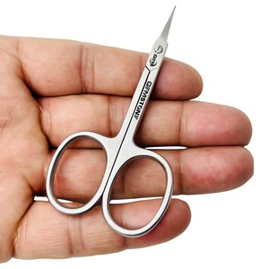 Ciseaux à cuticules en acier inoxydable de qualité supérieure, 3,5 pouces, outil professionnel de manucure et pédicure pour salon de beauté - Product Image 2