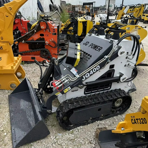 2024 JQ Power JQ400 Mini chargeuse compacte 22 HP moteur à essence nouvelle chargeuse-pelleteuse sur chenilles compacte 1 an de garantie roulement à noyau - Product Image 2