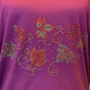 T-shirts pour hommes de luxe en strass surdimensionnés à la mode en gros, personnalisez votre logo, strass brillants - Product Image 3