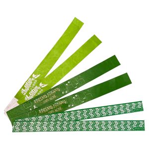 Impresión personalizada Logo Evento Tyvek Muñequera Papel - Product Image 6