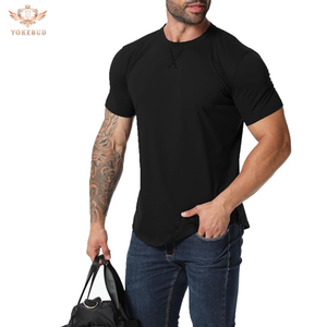 เสื้อยืดผู้ชายผ้าฝ้ายแท้ 100% ขายส่ง แบบเรียบง่าย เป็นมิตรกับสิ่งแวดล้อม แห้งเร็ว ทรงโอเวอร์ไซส์ รับสกรีนลายตามสั่ง แฟชั่นลำลอง แขนสั้น - Product Image 6