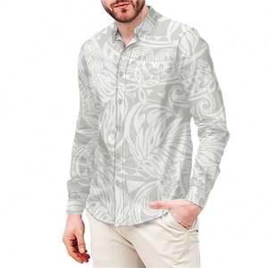 Nueva camisa de sublimación de moda, tela duradera, superventas, camisas de talla grande para hombre, camisa de sublimación de tasa razonable de algodón 100% - Product Image 6