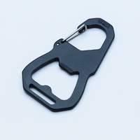 Mousqueton en aluminium personnalisable avec ouvre-bouteille pour événements promotionnels et idées cadeaux