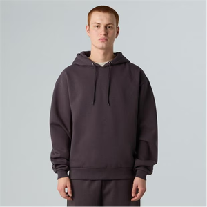 Sweat à capuche pull-over à logo personnalisé pour unisexe sweat à capuche d'hiver épais sans fermeture éclair et poches sweat à capuche surdimensionné pour streetwear décontracté - Product Image 4