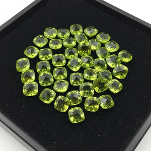 Natural Top Grade <b>Peridot</b> Cushion Cut Loose Gemstone Super Sale Natural Cushion Cut Loose Gemstones for <b>Jewelry</b> Making - Product Image 3