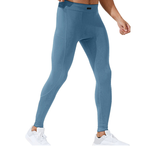 Leggings de Yoga Elásticos para Hombre, Leggings de Compresión con Logotipo Personalizado, Mallas para Correr, Ropa Deportiva para Gimnasio - Product Image 3