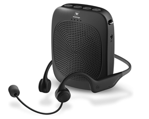 WINBRIDGE C007 Mini amplificador <span class=keywords><strong>de</strong></span> <span class=keywords><strong>voz</strong></span> inalámbrico <span class=keywords><strong>de</strong></span> plástico con micrófono <span class=keywords><strong>de</strong></span> auriculares - Product Image 1