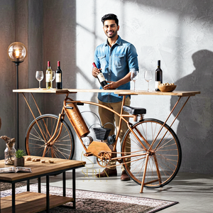 Unidad de exhibición automática de estilo colorido para hoteles, granjas, diseño único de cajón de bicicleta, Material metálico para uso en la sala de estar - Product Image 1