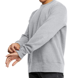 ¡Novedad de 2024! Sudaderas de cuello redondo de gran tamaño personalizadas para hombre, ropa de invierno con patrón sólido, técnica teñida Lisa para uso en otoño - Product Image 3