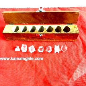 Bán buôn đá quý tự nhiên orgone bảy Chakra đá quý thiêng liêng hình học Set với hộp gỗ chakra tinh thần Set bán quý đá thủ công - Product Image 5