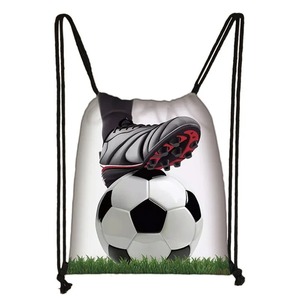 Bolsa con cordón con estampado de fútbol/fútbol para hombre, bolsa de almacenamiento a la moda, mochila informal para niño adolescente, bolsas de viaje, mochila de regalo - Product Image 4