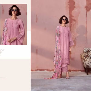 Pure Masleen Resham Brodé Salwar Kameez Collection de vêtements de fête indiens et pakistanais au tarif de gros - Product Image 1