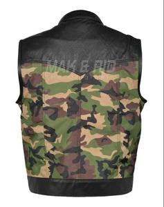 Gilet en cuir véritable pour homme, style décontracté, col en V, séchage rapide, respirant, personnalisable, utilisation en extérieur en hiver, service OEM, haute qualité, nouveauté - Product Image 3