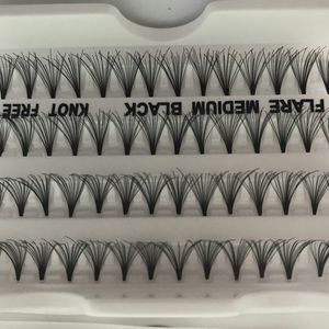 Barquettes de cils synthétiques faits à la main, sans nœuds, 56 grappes, fabriqués au Vietnam, 14-30 poils, épais et volumineux - Product Image 1