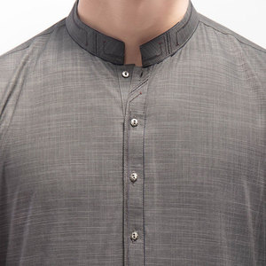 Eid Kurta Salwar Kameez moderno para hombre último diseño Shalwar Kameez con patrón Mehndi ropa india y paquistaní - Product Image 3