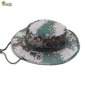 Chapeau de pêcheur pliable imperméable à large bord à 5 panneaux en coton pour la jungle, la pêche, le safari, pour hommes - Product Image 3