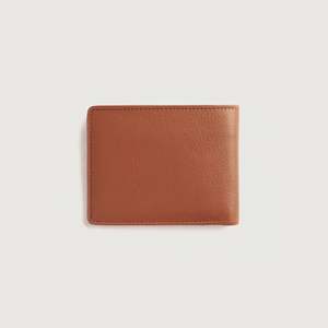 Voren Genuine Leather Bi-fold <b>Wallet</b> Handmade Crazy Horse Leather with Fur Slim <b>Card</b> Holder Design Open Closure Type Brown Color - Product Image 2