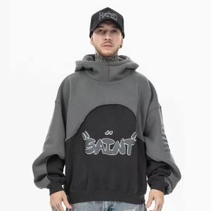 <b>Mens</b> Hoodies Heavyweight Boxy Fit Unisex Oversize Heavy Thick <b>Fleece</b> Cotton Knitted hoodies <b>Men</b> - Product Image 3