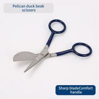 Ciseaux à bec de canard Ciseaux à tissu Ciseaux de coupe de tailleur en acier inoxydable pour touffeter Ciseaux à bec de canard sieste logo personnalisé