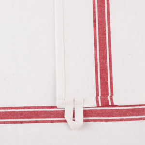 Paquete de toallas de algodón 100% de 12 tiras vintage con patrón de cuadros rojos hogar cocina Golf niños-Lino tejido microfibra Bambú - Product Image 2