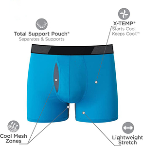 OEM ODM Boxer en polyester imprimé avec logo personnalisé pour hommes Sous-vêtements confortables et respirants pour hommes Fabriqué au Pakistan 2025 - Product Image 3