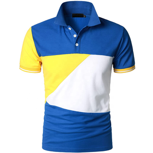 Polo à manches courtes et col roulé pour homme, avec boutons, à la mode, prix de fabrication - Product Image 1