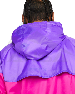 Veste coupe-vent d'hiver pour hommes, fabriquée utilitaire sur mesure, vêtements d'extérieur tricotés respirants avec capuche à printemps personnalisés - Product Image 4
