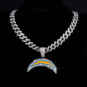 Pendentif Los Angeles Lightning en argent fin de luxe, coupe brillante, moissanite, plaqué or 14 carats, style hip-hop, unisexe, vente chaude - Product Image 3