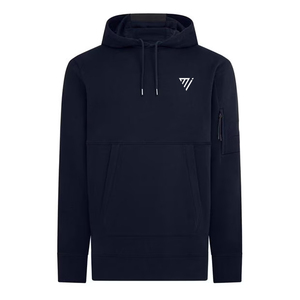 Sudadera clásica con bolsillo de canguro para Sudadera con capucha de moda unisex Sudadera con capucha de palangre negra con bolsillos laterales - Product Image 1