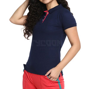 Conception la plus populaire T-shirt polo pour femmes T-shirt polo personnalisé pour femmes T-shirt polo pour femmes de la meilleure qualité - Product Image 5